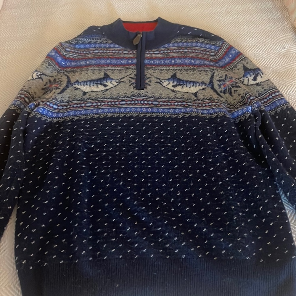 VineyardVines Swordfish Sweater Boys 16